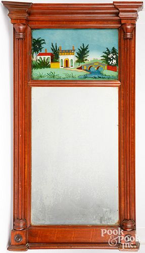 FEDERAL PAINTED MIRROR CA 1820Federal 2fb1c35