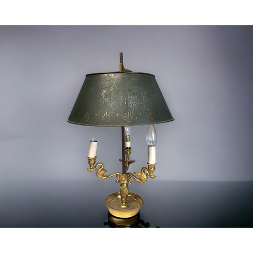 A French Empire style Bouillotte lamp.19th