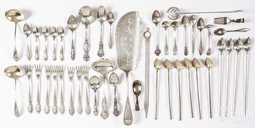 STERLING SILVER FLATWARE AND SERVING 2fb1d4b
