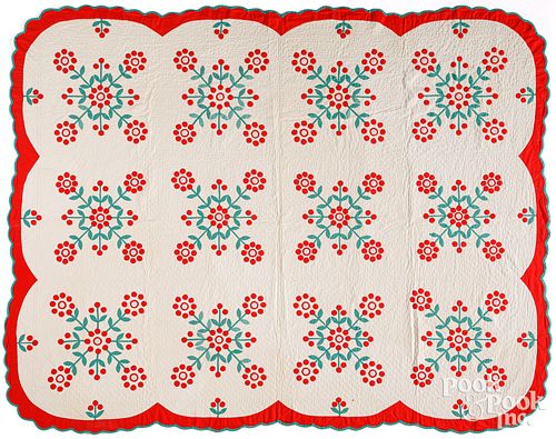 FLORAL APPLIQUE QUILT CA 1900Floral 2fb1ec0