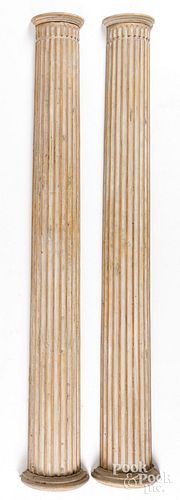 PAIR OF PAINTED WOOD ARCHITECTURAL 2fb1ee4