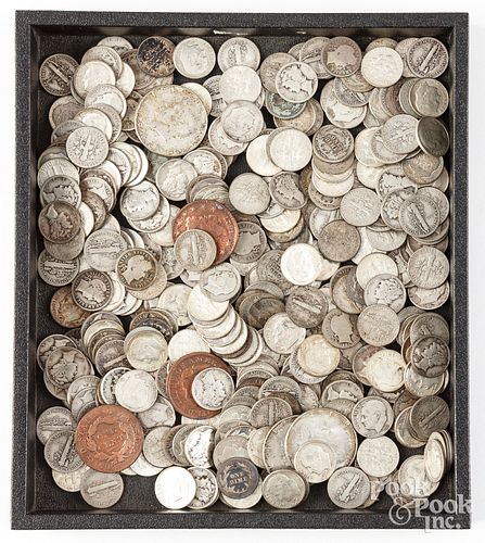 SILVER DIMES, 25.9 OZT, ETC.Silver dimes