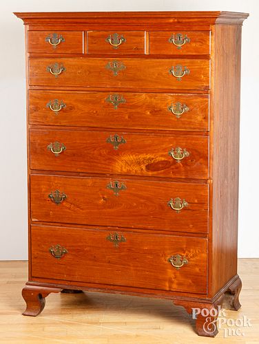 PENNSYLVANIA CHIPPENDALE TALL CHEST