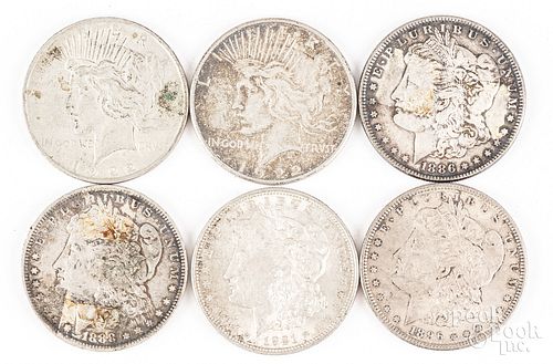 FOUR MORGAN SILVER DOLLARS ETC Four 2fb1f39