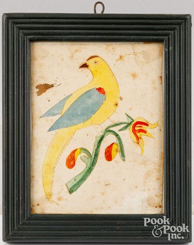 PENNSYLVANIA WATERCOLOR FRAKTUR OF A