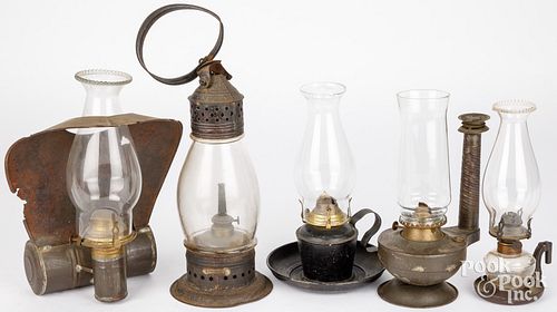 FOUR LANTERNS, 19TH C.Four lanterns,