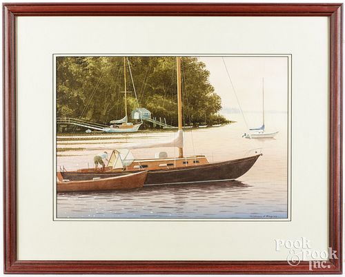 WILLIAM V KING CONTEMPORARY WATERCOLORWilliam 2fb2130