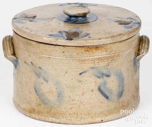 PENNSYLVANIA LIDDED STONEWARE CAKE 2fb2134