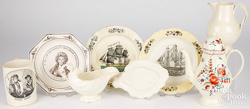 EARLY CREAMWAREEarly creamware to include