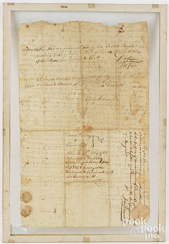 1764 FREDERICK MARYLAND LAND DEED1764 2fb21c5