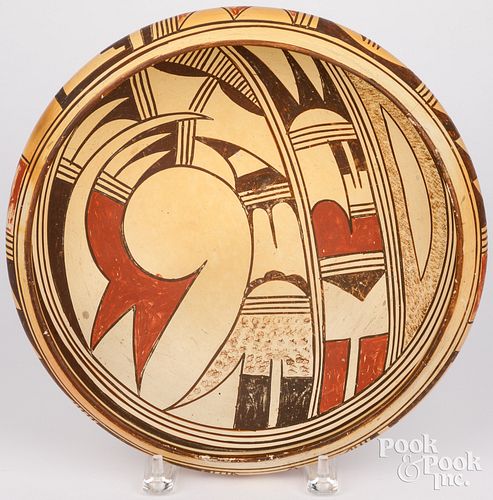 LARGE HOPI INDIAN POTTERY BOWLLarge 2fb2256