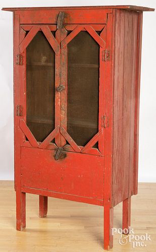 PAINTED PINE PIE SAFE CA 1900Painted 2fb22e7