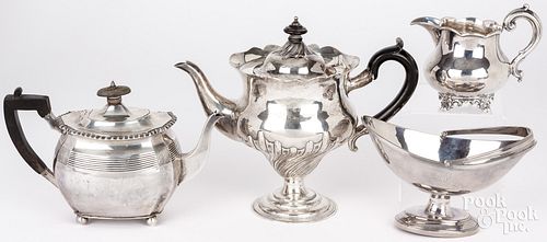 FOUR PIECES OF ENGLISH SILVERFour 2fb23de