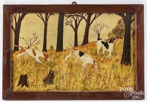 MIXED MEDIA OF HUNTING DOGSMixed 2fb23b7