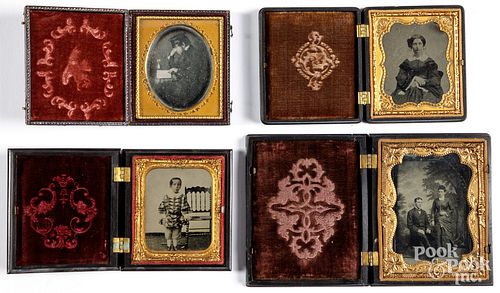 FOUR TINTYPES AND DAGUERREOTYPESFour 2fb24aa