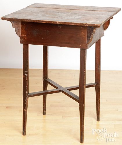 PAINTED WORK TABLE LATE 19TH C Painted 2fb2496