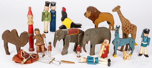 WOODEN TOYS TO INCLUDE CIRCUS 2fb24ed