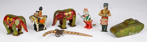 MISCELLANEOUS TIN LITHOGRAPH TOYSMiscellaneous