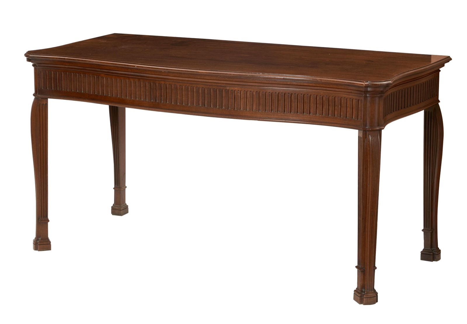 A GEORGE III MAHOGANY SERVING TABLEA 2fb25db