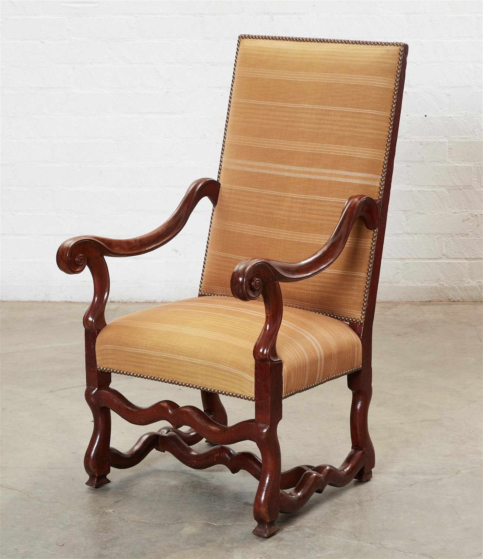 A CONTINENTAL BAROQUE STYLE WALNUT 2fb27cf