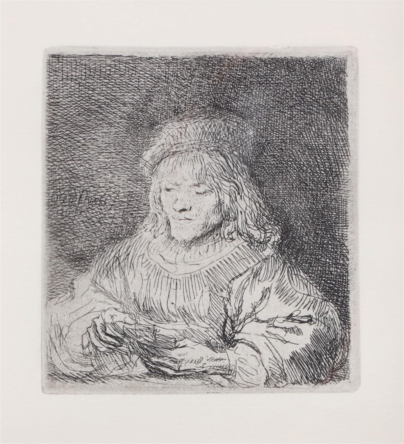 AFTER REMBRANDT THE CARD PLAYER  2fb28ea