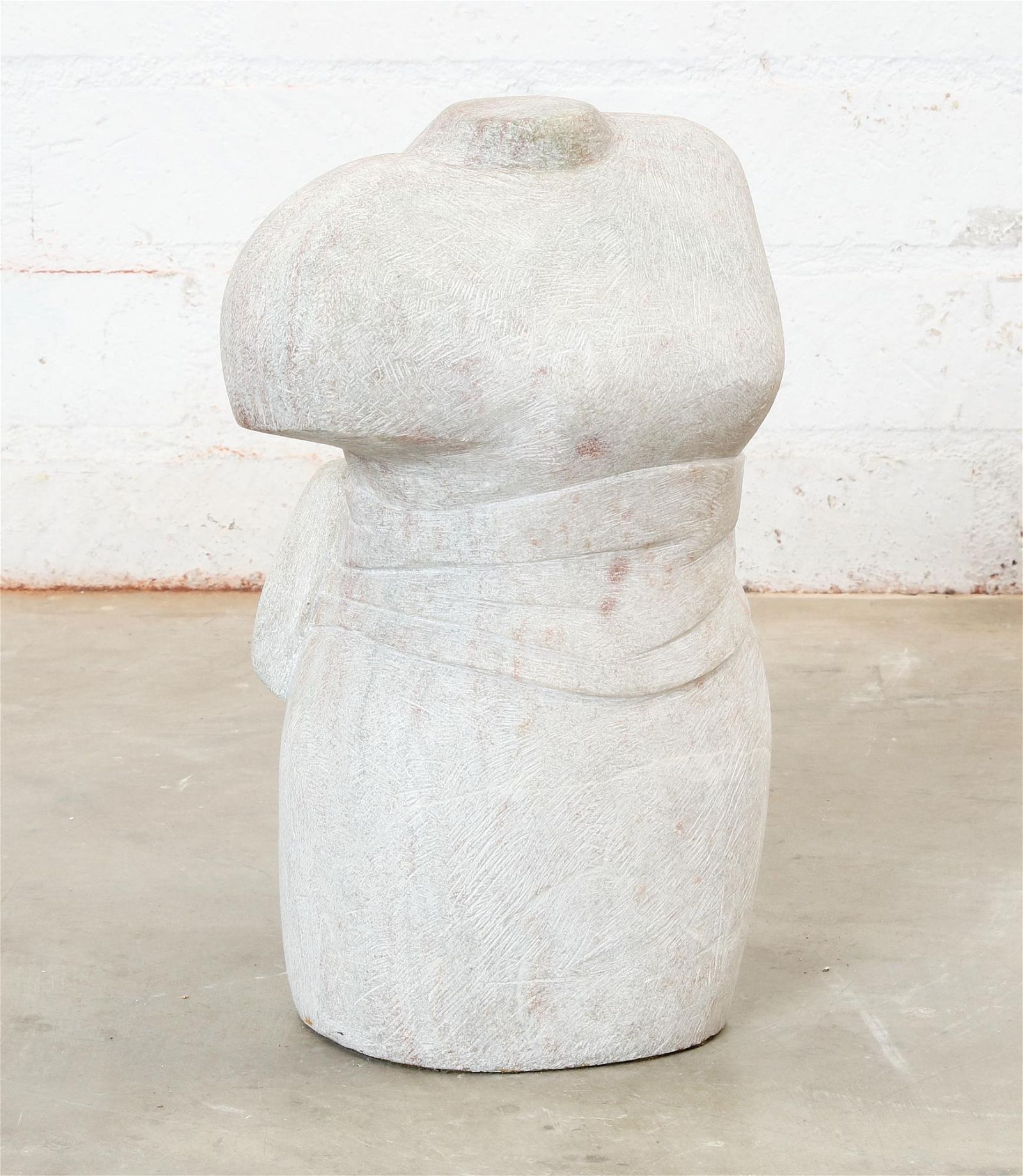 AN ASIAN MARBLE TORSOAn Asian marble 2fb28f6