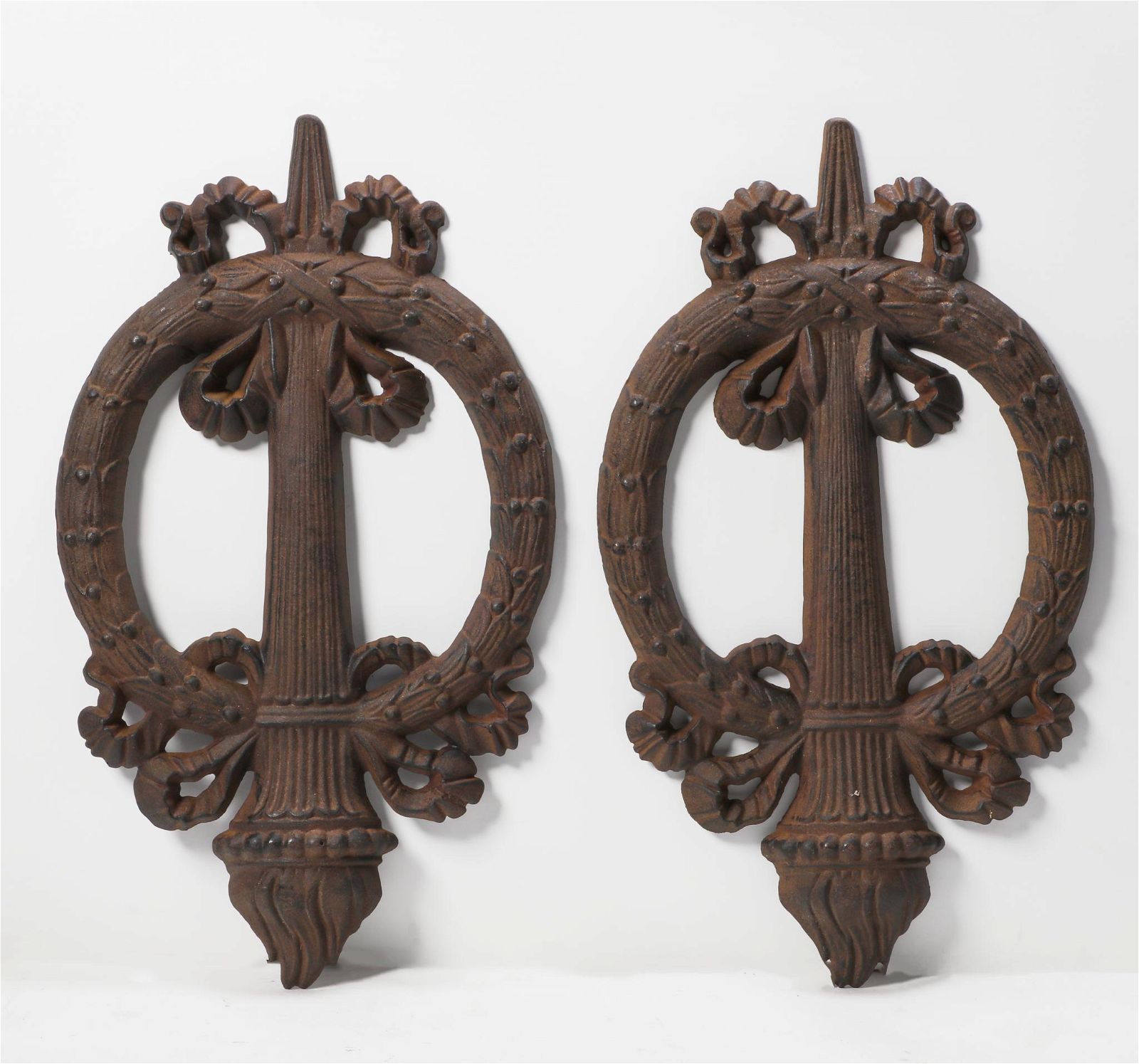 SIX NEOCLASSICAL STYLE IRON LAUREL 2fb2a2a