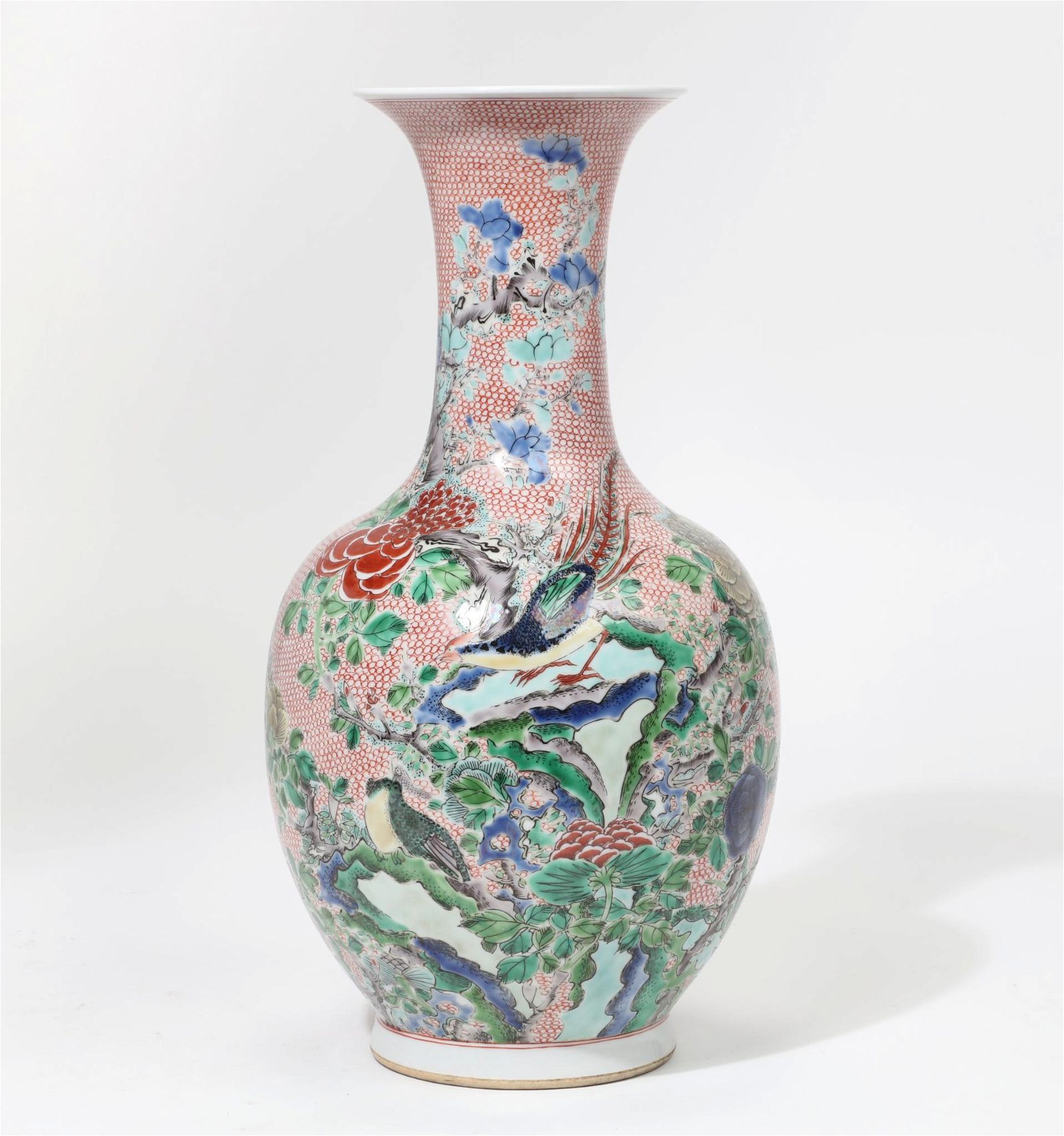 A CHINESE PORCELAIN BIRD AND FLOWER 2fb2a2e