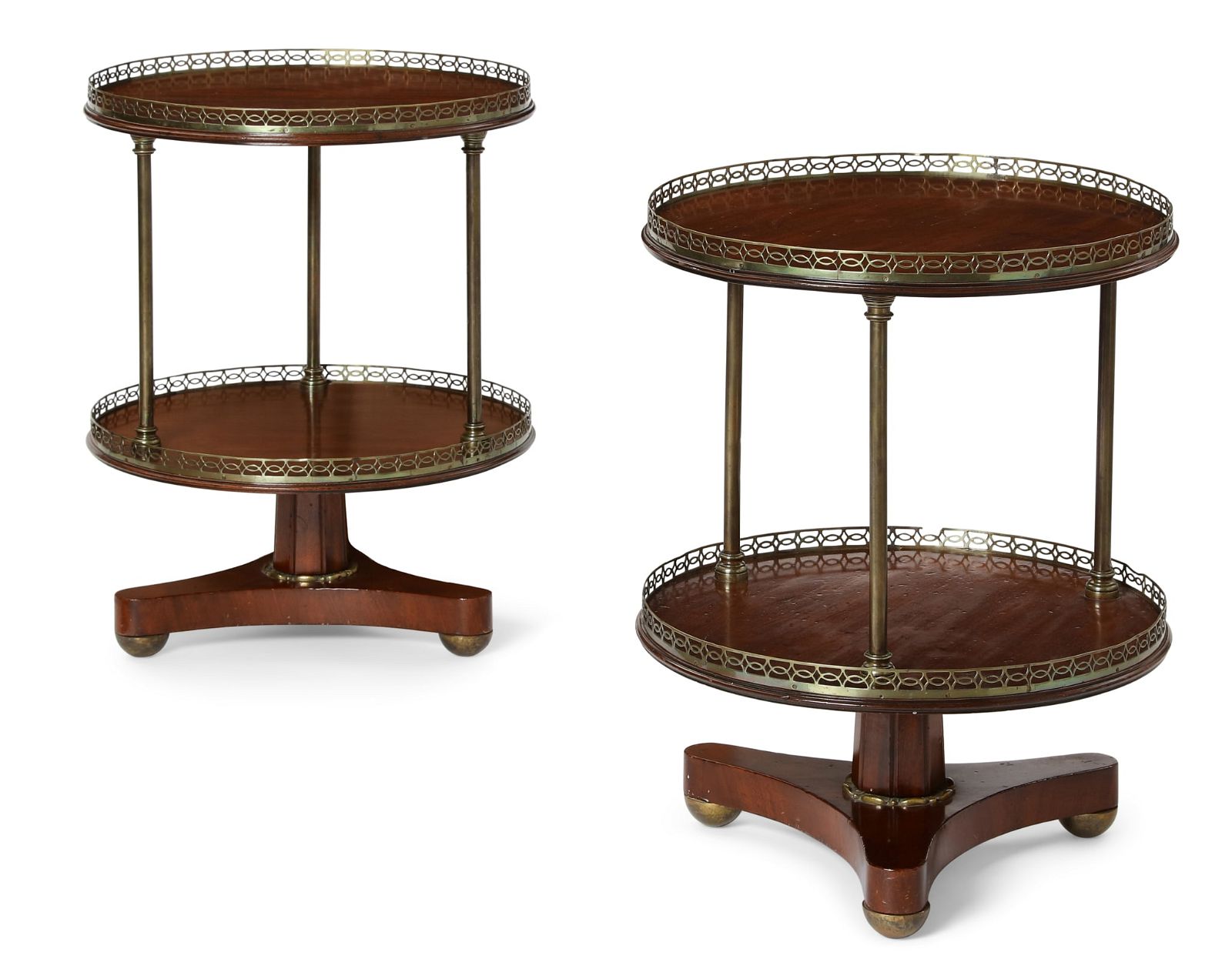 PAIR OF CHARLES X STYLE TWO TIER 2fb2c31