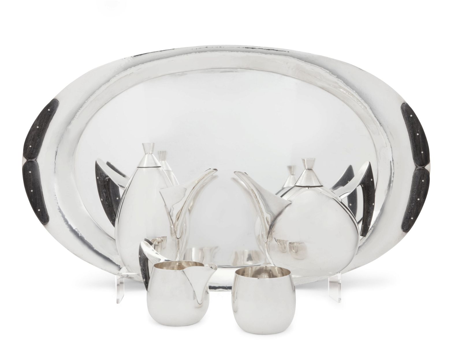 AN ALLAN ADLER SILVER FIVE PIECE 2fb2c5d