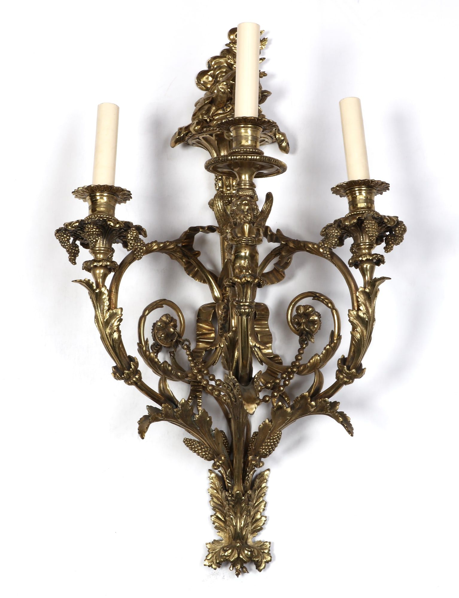 A LOUIS XVI STYLE WALL LIGHT E  2fb2d5d