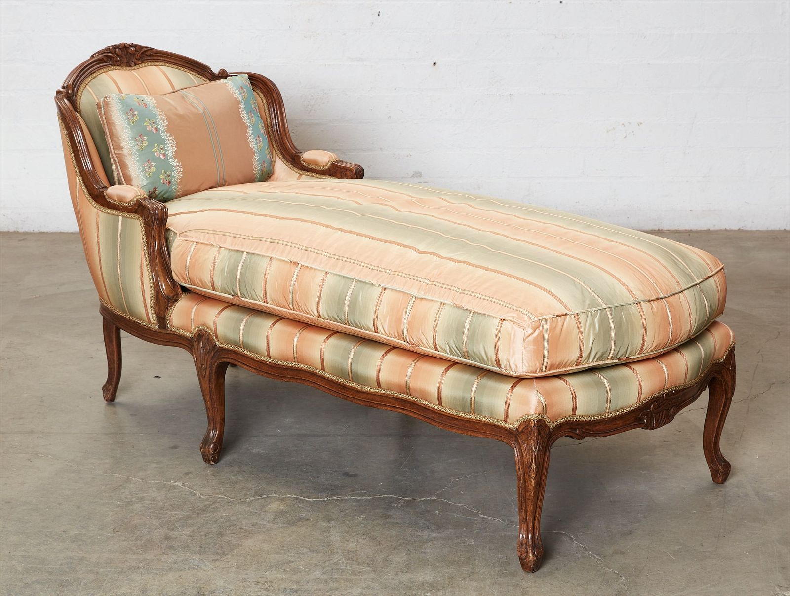 LOUIS XV PROVINCIAL STYLE STAINED WALNUT