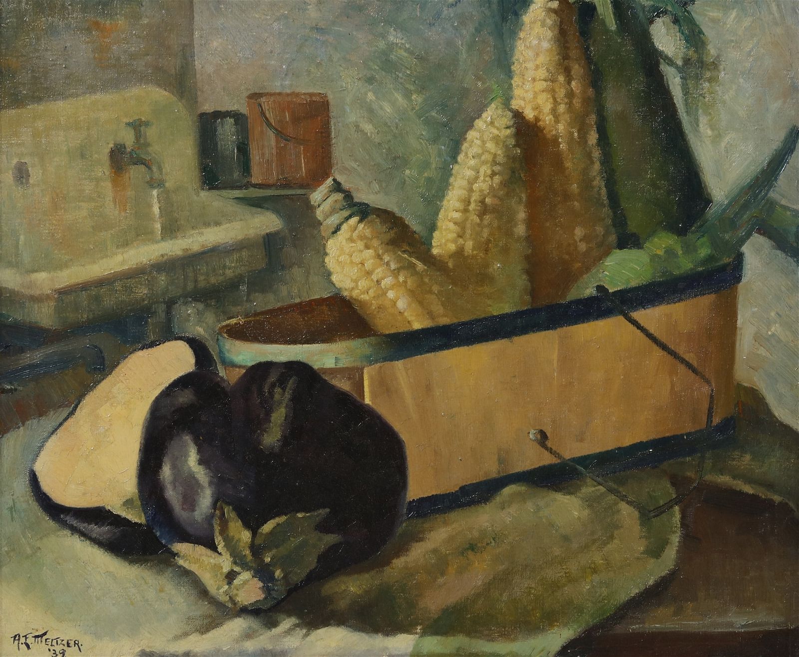 ANNA MELTZER STILL LIFE WITH CORN 2fb2dc4