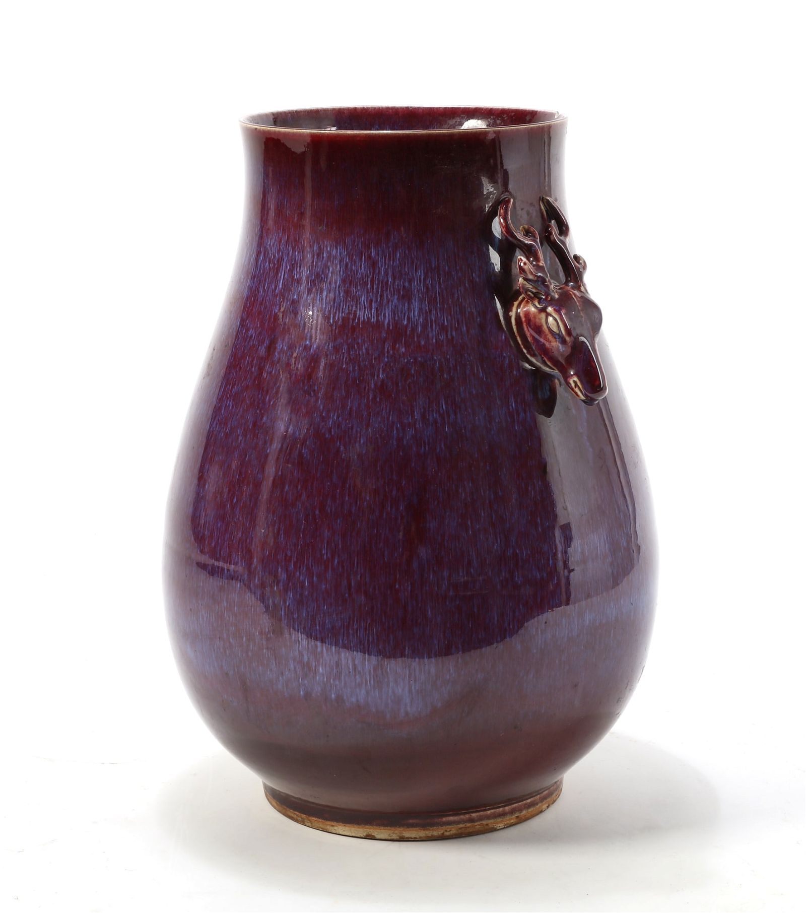A LARGE CHINESE RED FLAMBE GLAZED 2fb2dcf
