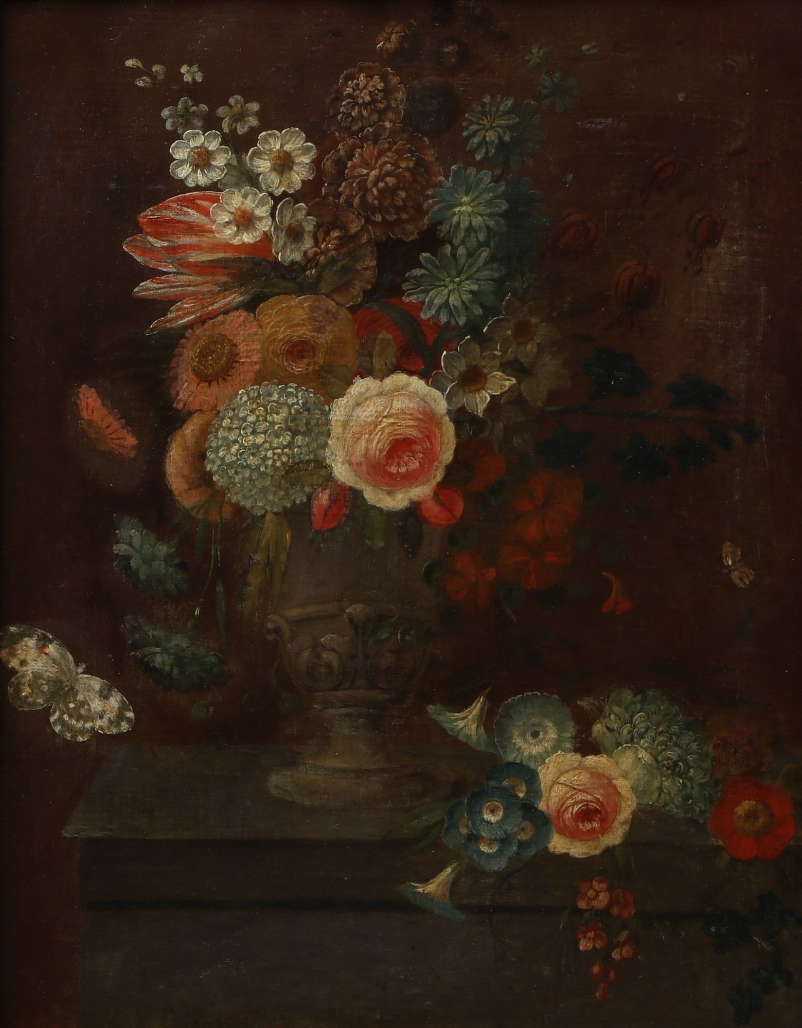 DUTCH SCHOOL STILL LIFE OF FLOWERS  2fb2ffd