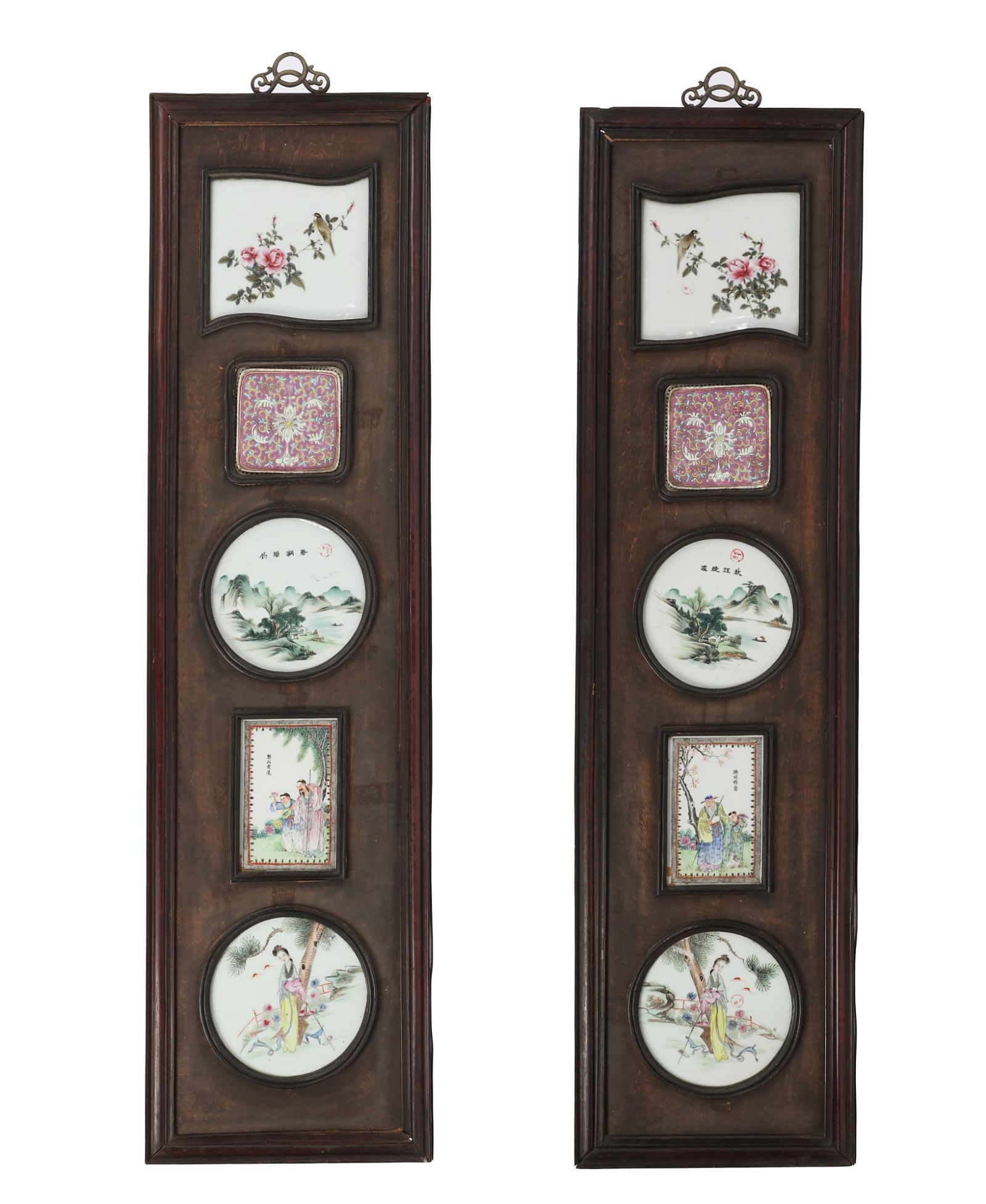 PAIR CHINESE FAMILLE ROSE PORCELAIN 2fb2fce