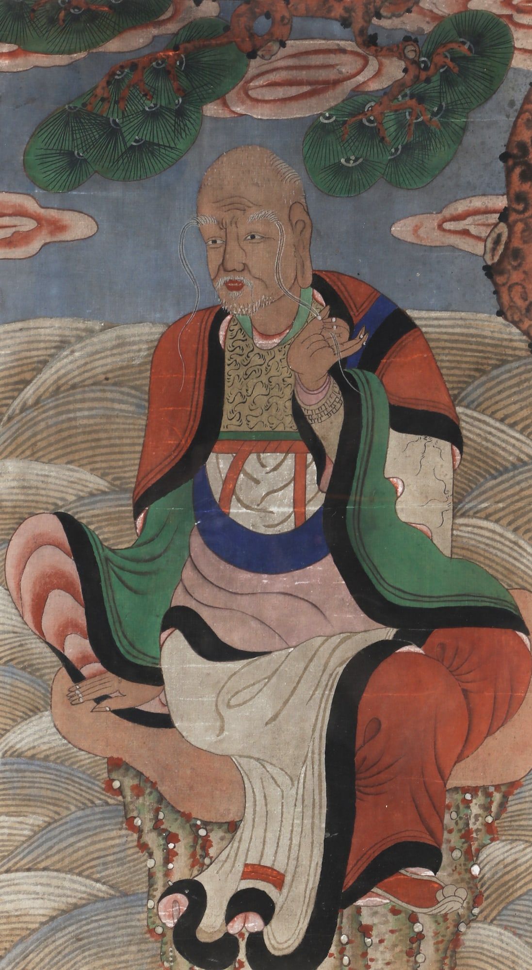 A CHINESE PORTRAIT OF AN IMMORTALA 2fb3053