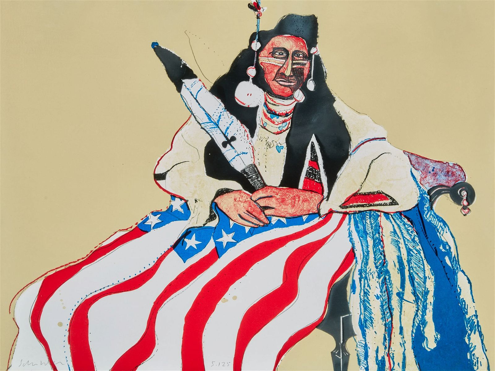 FRITZ SCHOLDER, BICENTENNIAL INDIANFritz