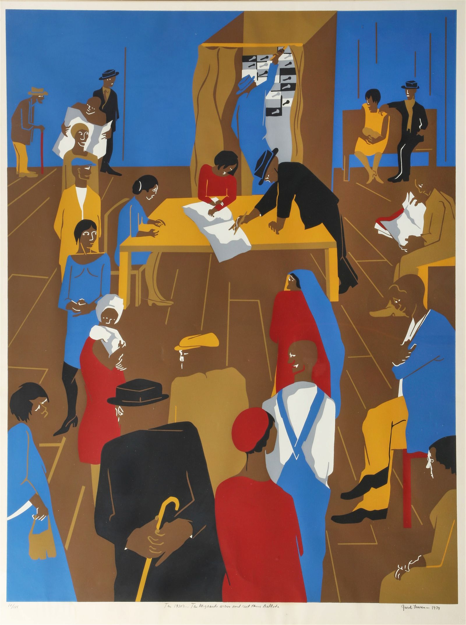 JACOB LAWRENCE MIGRANTS CAST THEIR 2fb31c0