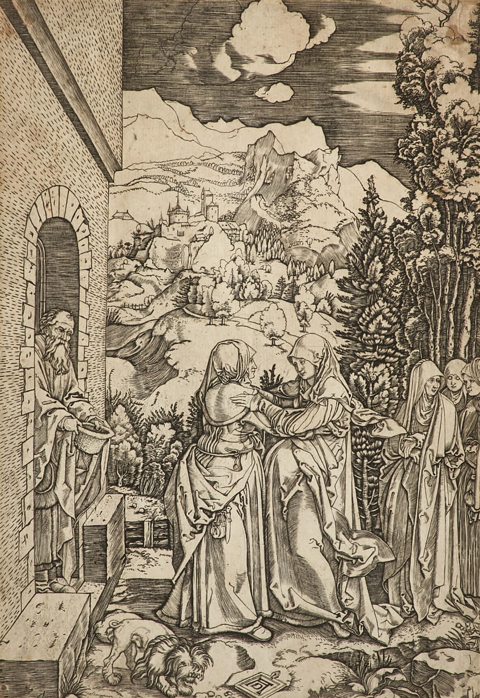 ALBRECHT DURER, THE VISITATIONAlbrecht