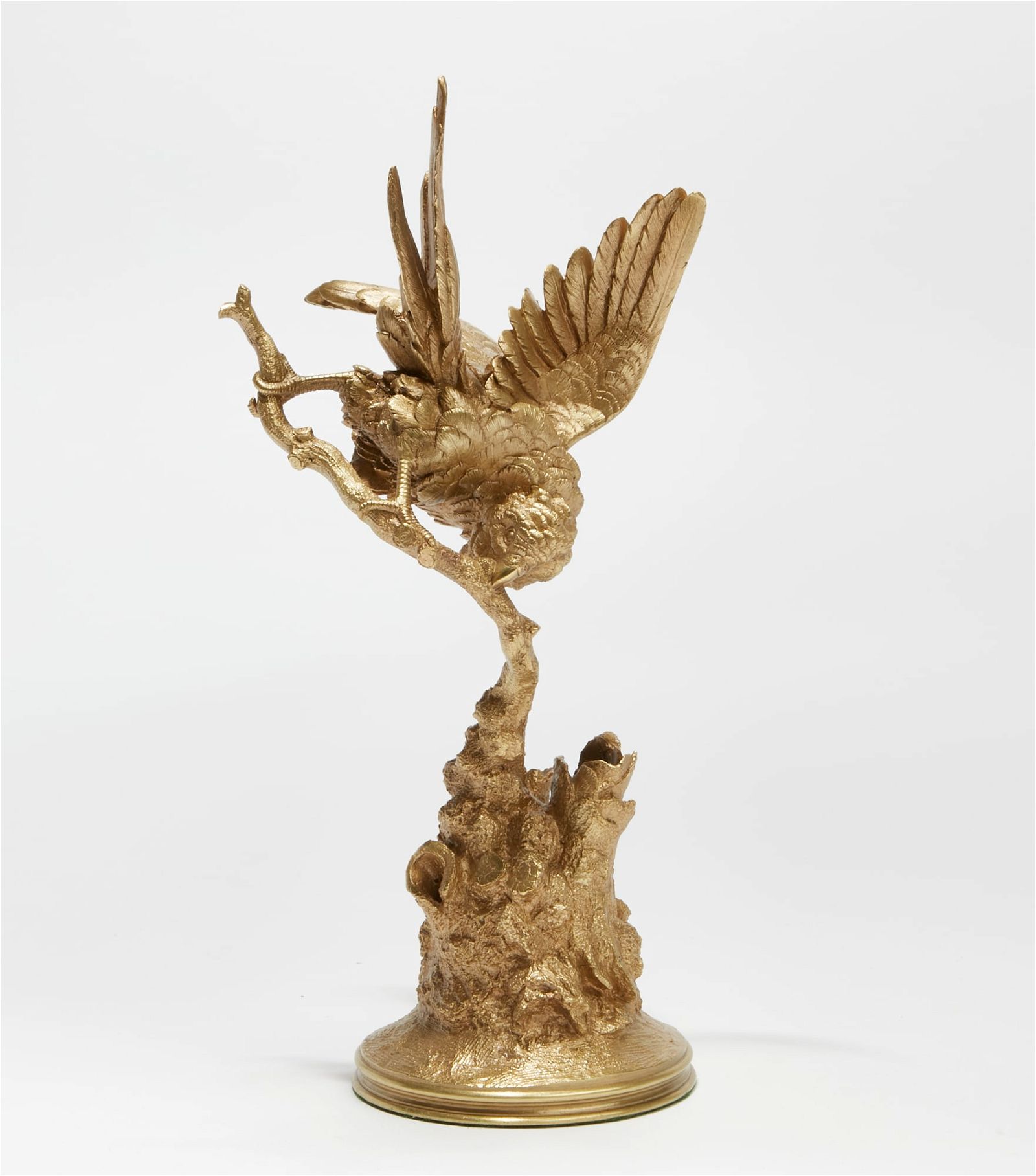 A FRENCH BRONZE MODEL OF A BIRD  2fb3455