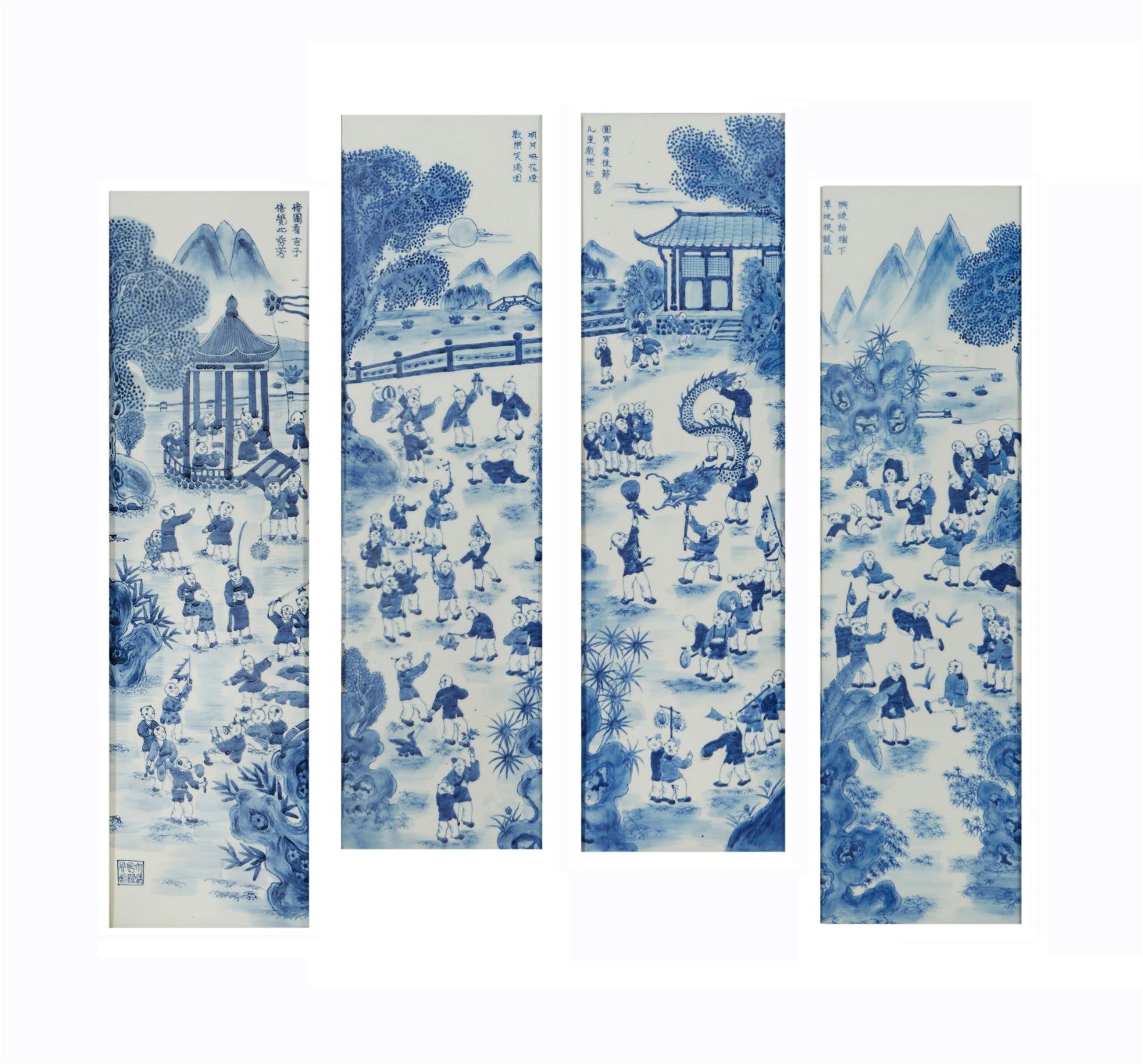 A SET OF FOUR CHINESE PORCELAIN 2fb3421