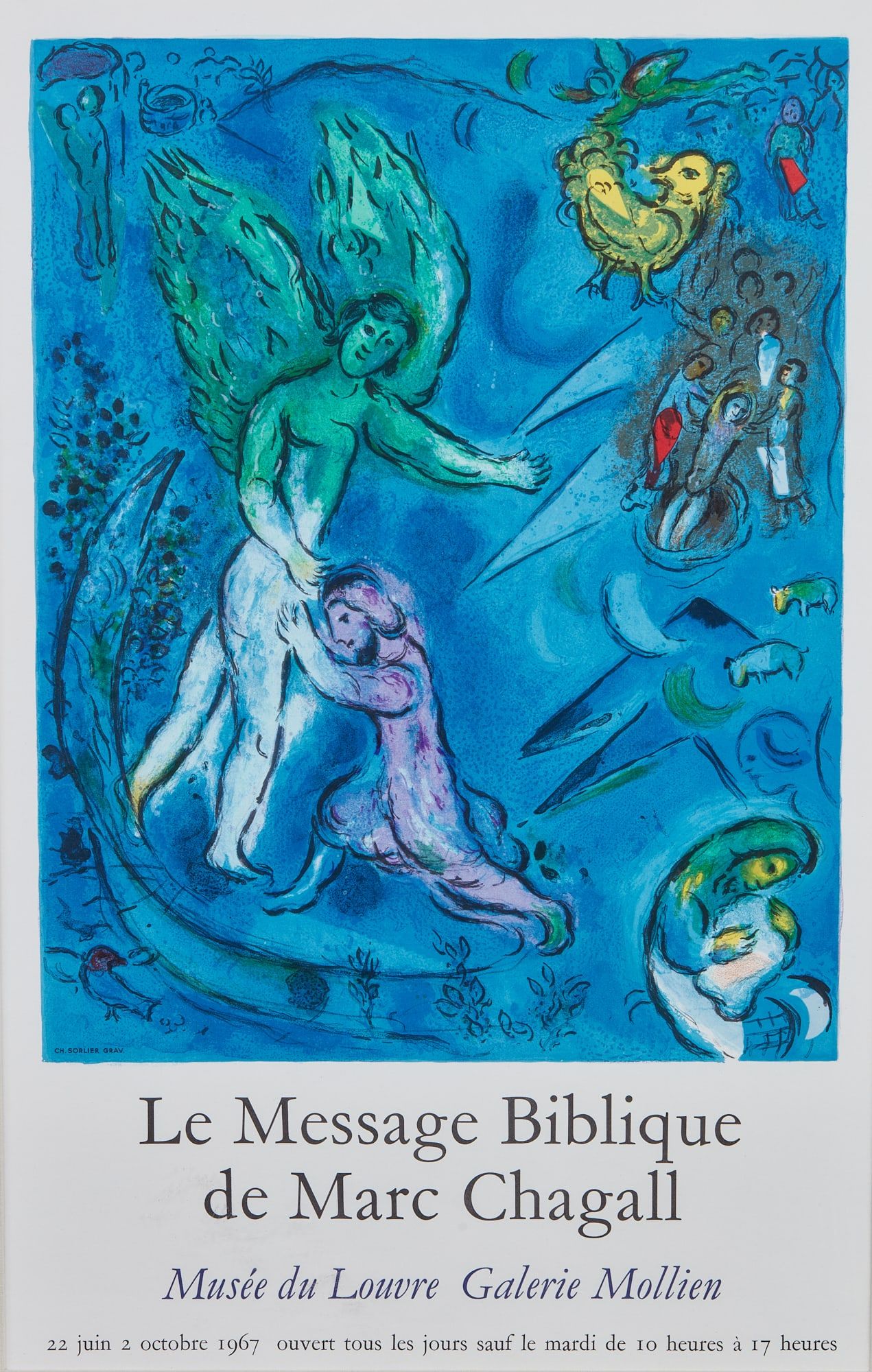 AFTER MARC CHAGALL LE MESSAGE 2fb3434