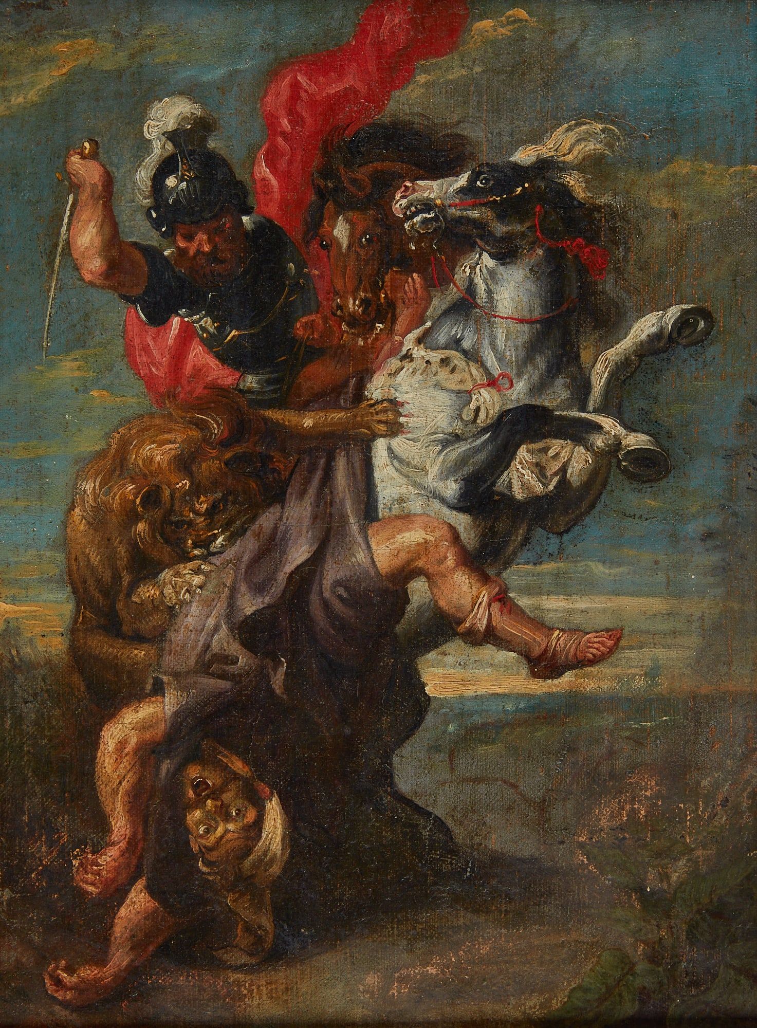 AFTER RUBENS, LION HUNT (1621)After