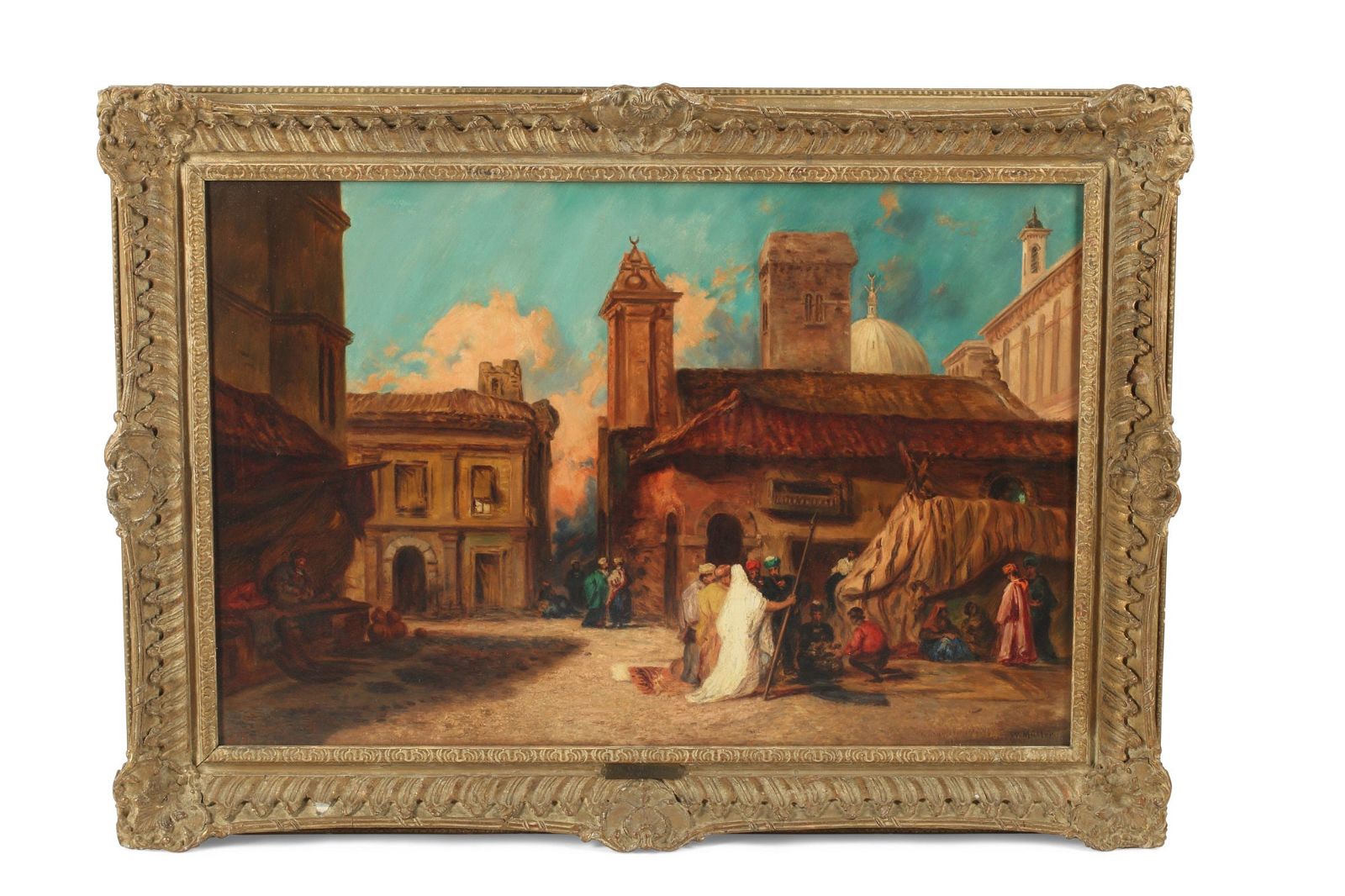 WILLIAM MULLER, THE MARKETPLACE, OILWilliam