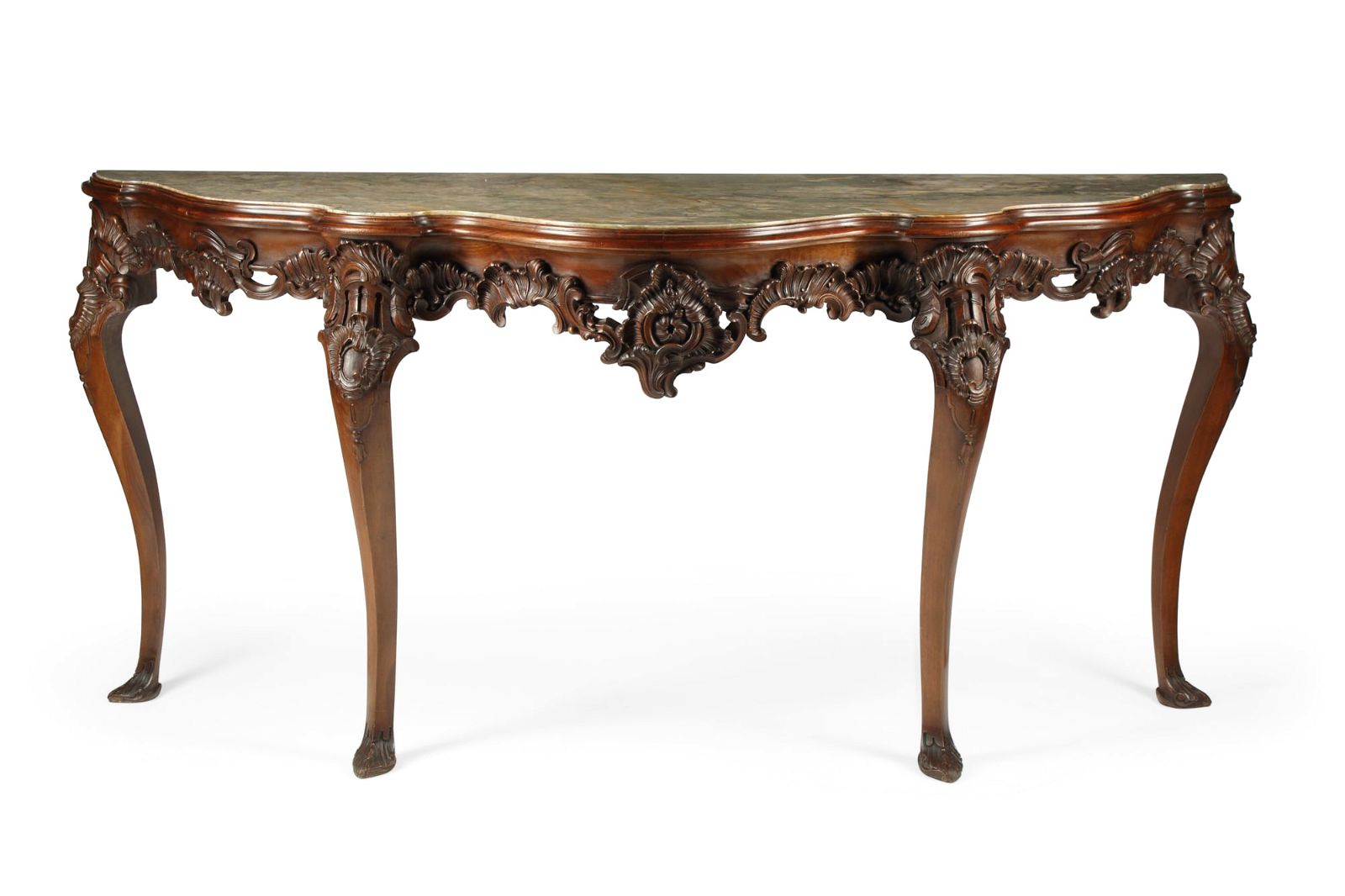 A CONTINENTAL ROCOCO STYLE  WALNUT SIDE