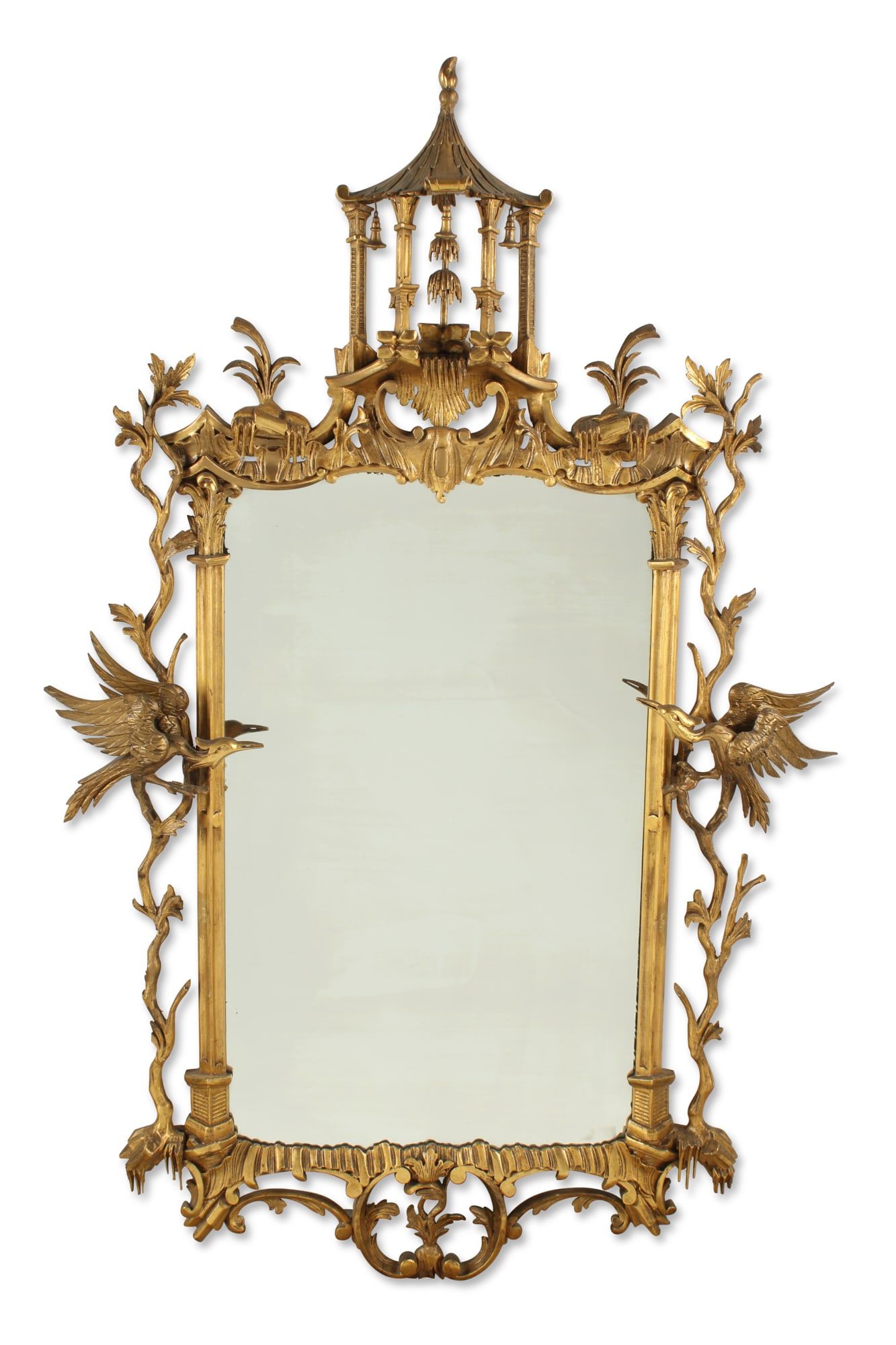 A CHINESE CHIPPENDALE STYLE GILTWOOD 2fb3636