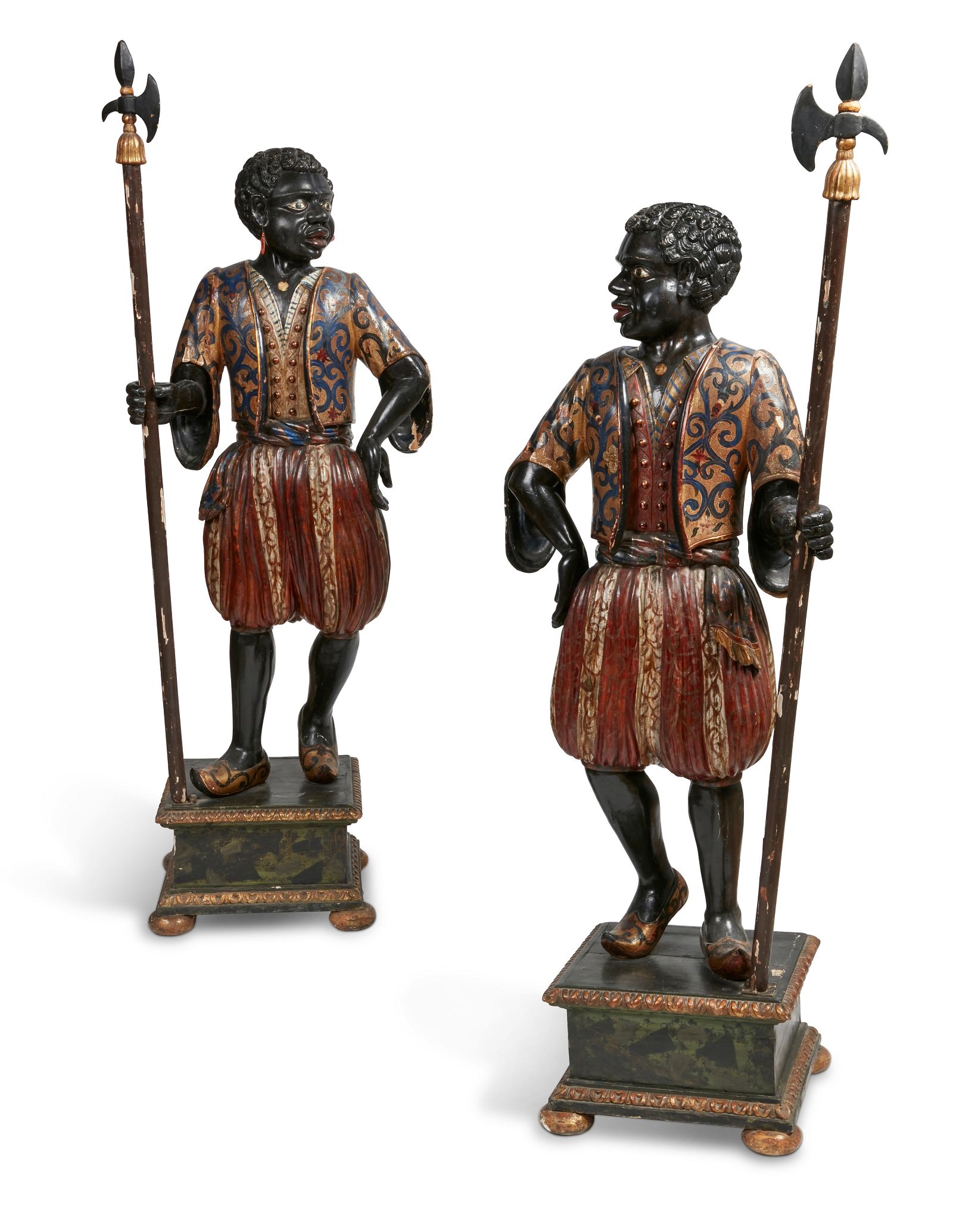 A PAIR OF ITALIAN MODELS OF BLACKAMOORSA 2fb3692