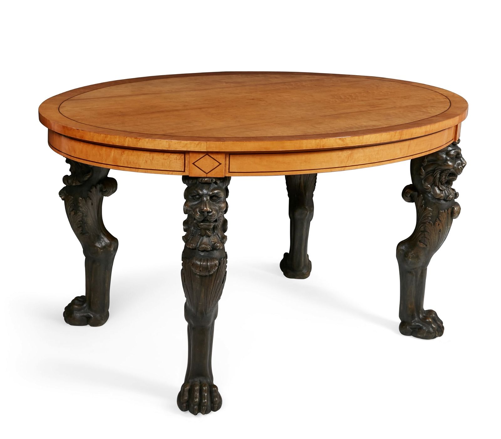 A CHARLES X OVAL CENTER TABLEA 2fb3701