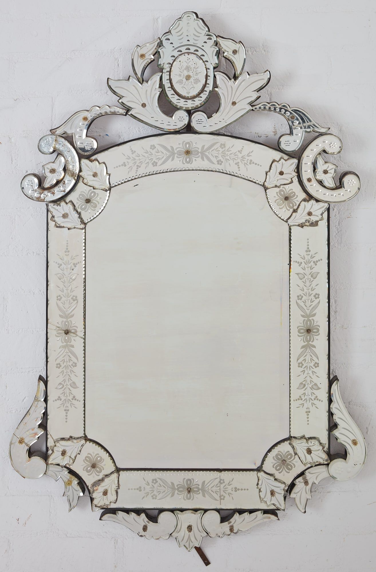 A VENETIAN ROCOCO STYLE ETCHED 2fb38dc